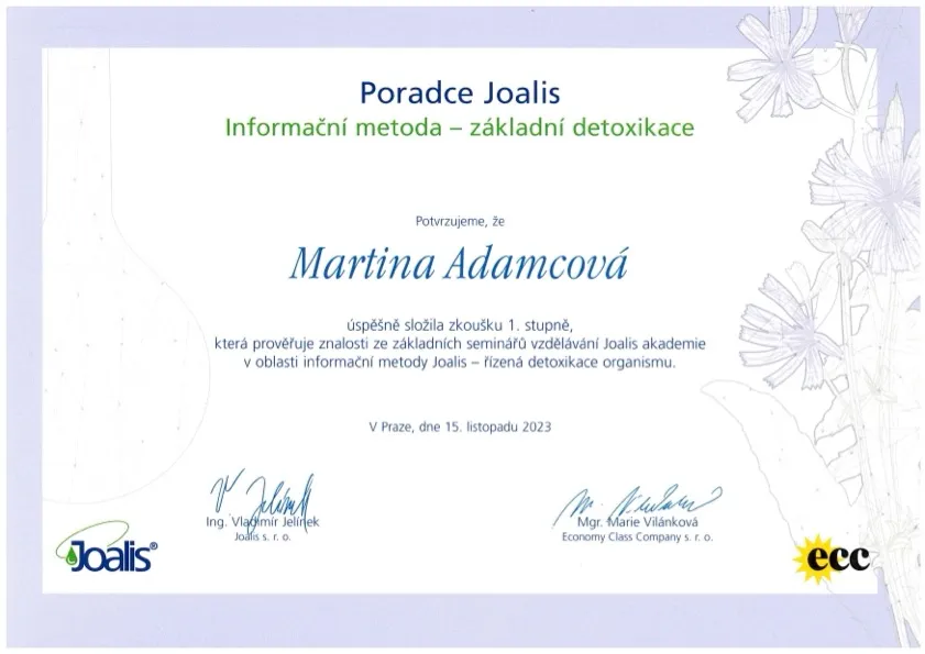 certifiká Joalis
